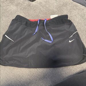 Nike Black Skirt with Blue Accents